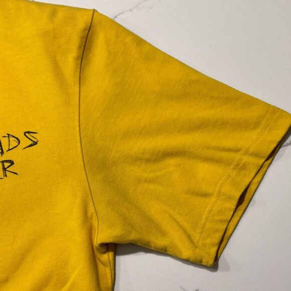 VLONE | X Juice WRLD Men’s T-Shirt INFERNO Legends Never Die 999 Flaming Skull - Picture 9 of 11